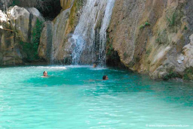 The Polylimnio Waterfalls in Messenia