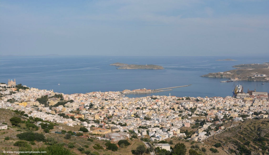 panoramic shot from ano syros