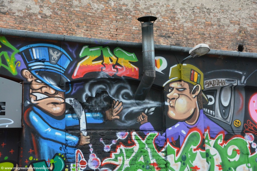 Street art in Prague district, Warsaw.