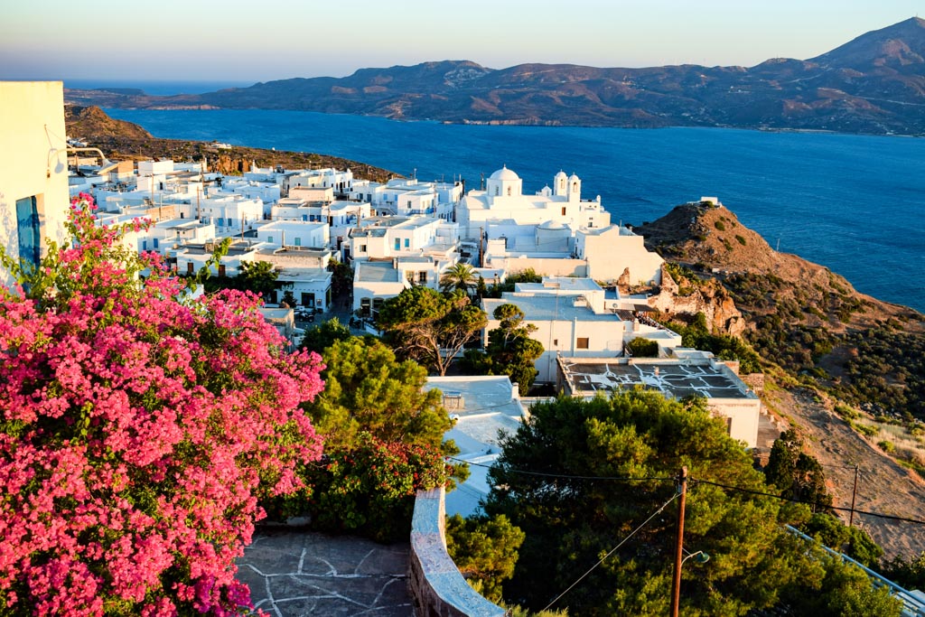 The picturesque village of Plaka on the island of Milos